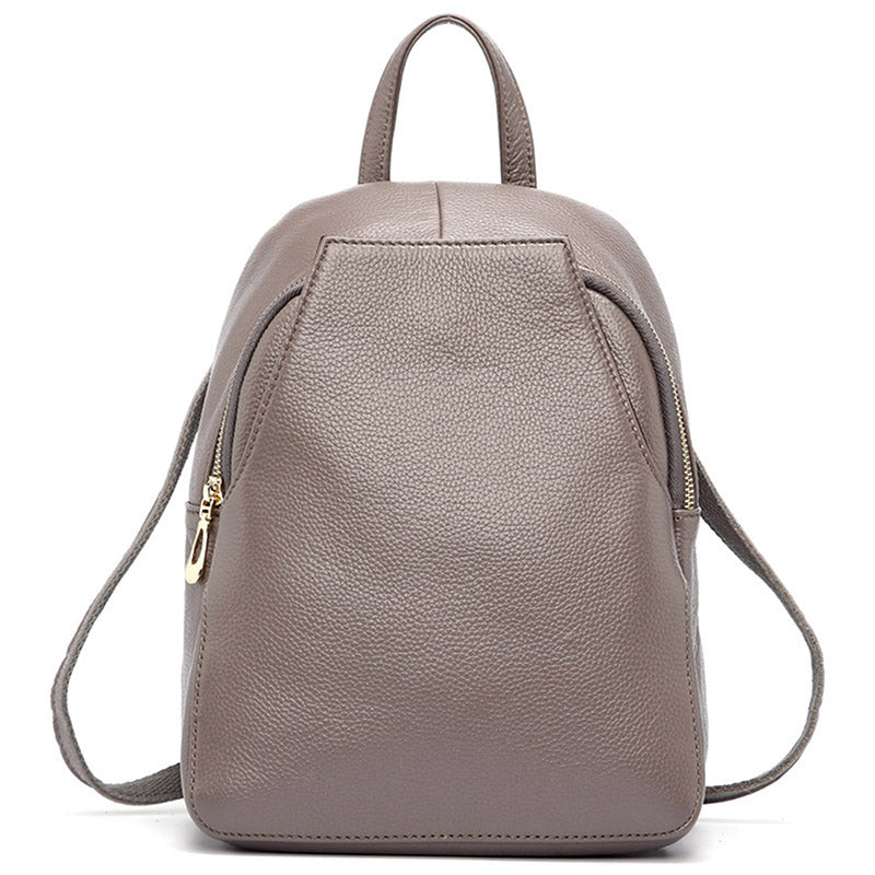 June Plum London Waterloo Grey leather bag —