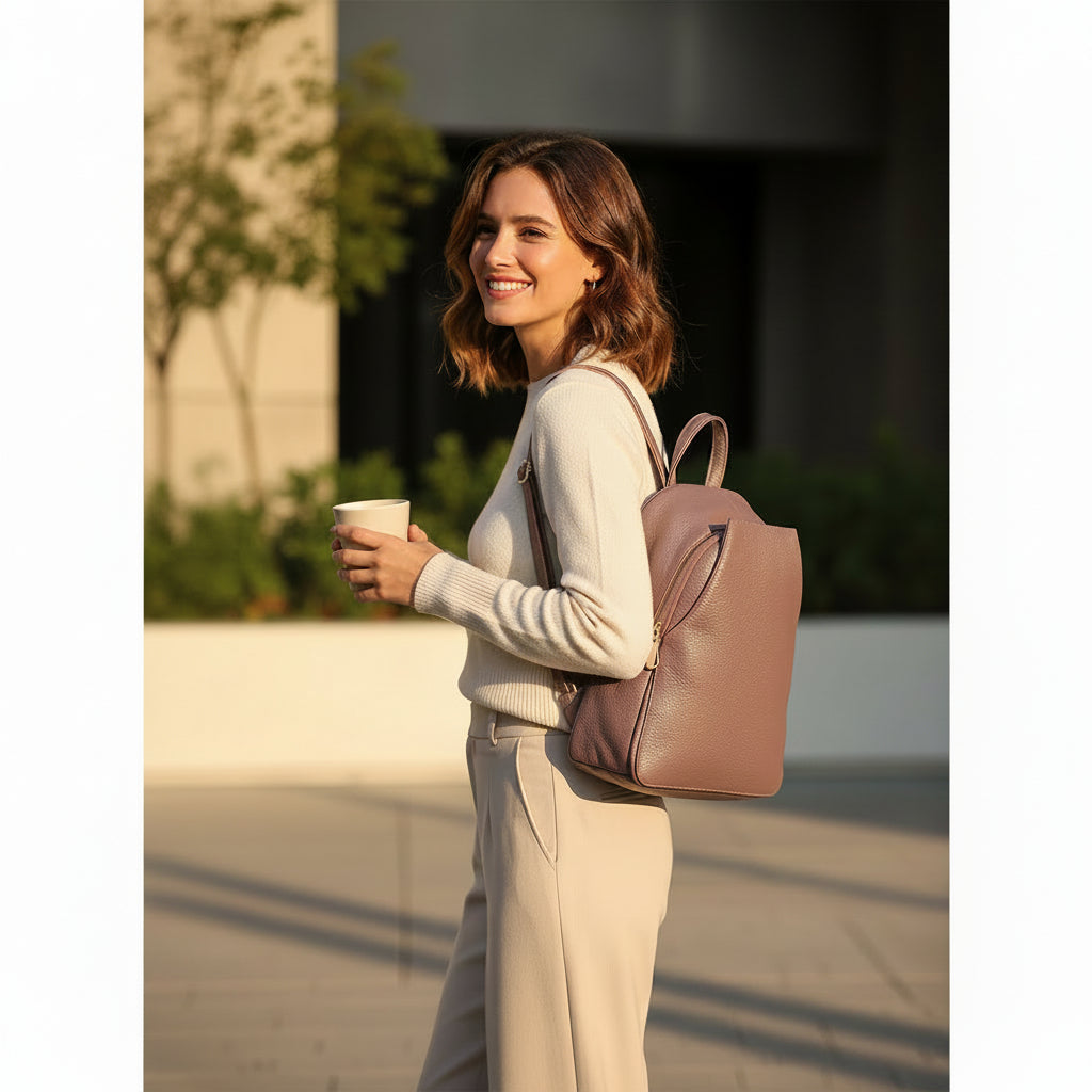 June Plum London Waterloo bag — lifestyle shot