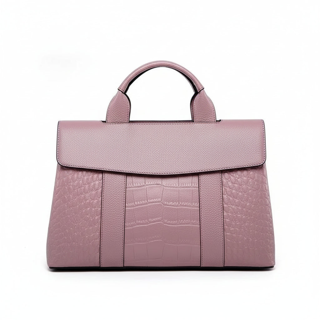 June Plum London Bloomsbury Pink bag — front