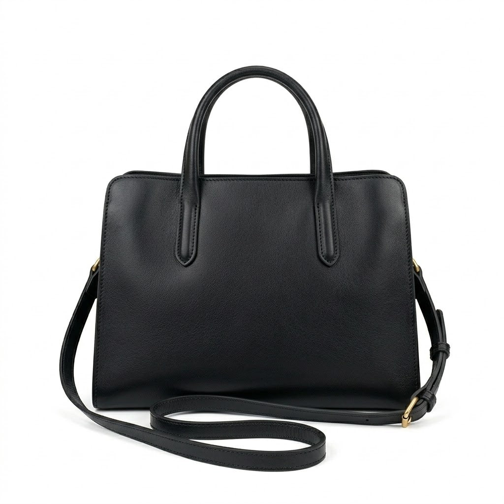 June Plum London Richmond tote bag — black