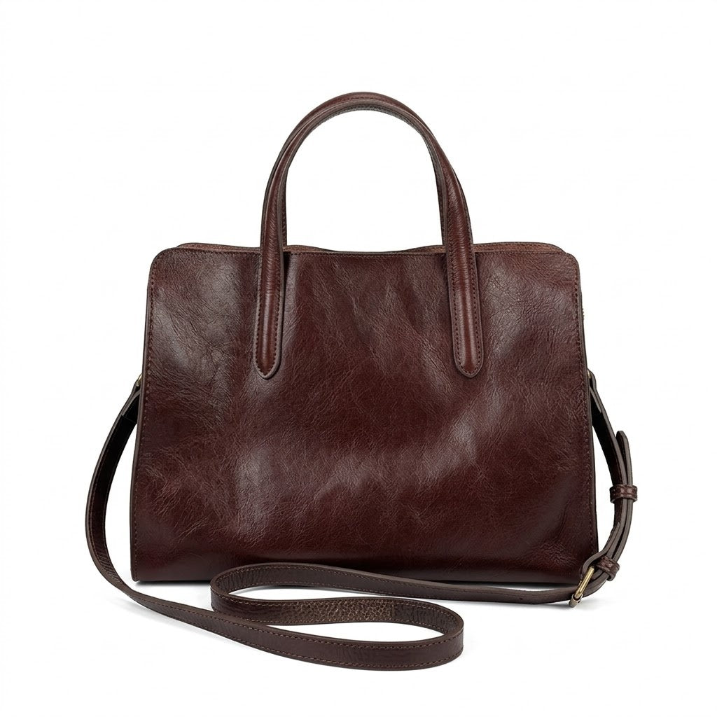 June Plum London Richmond tote bag — Brown