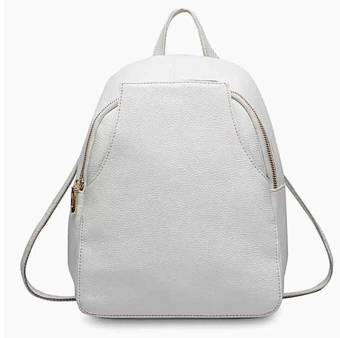 June Plum London Waterloo White leather bag —