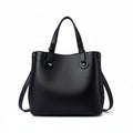 June Plum London Piccadilly Black leather bag