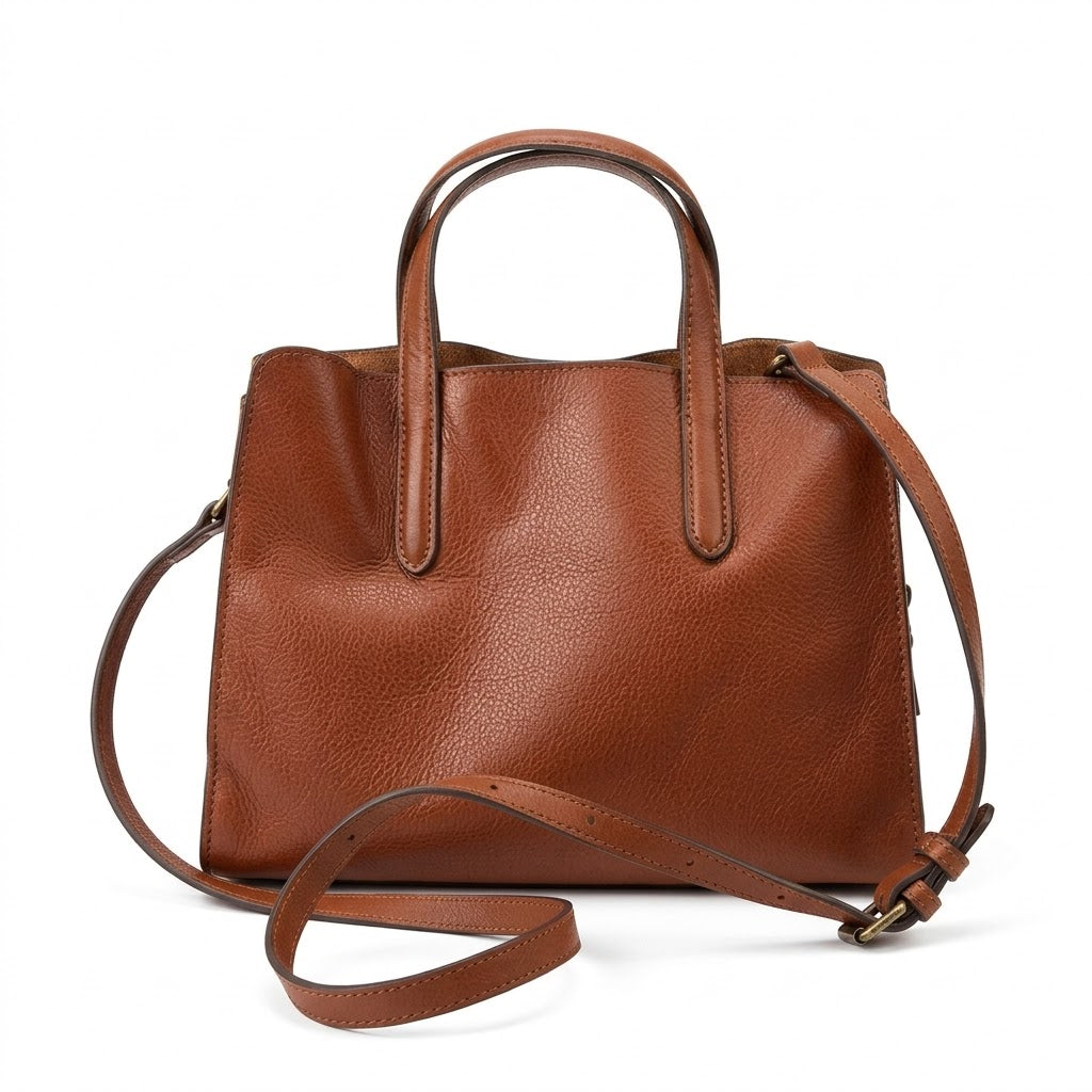 June Plum London Richmond tote bag — Warm Brown